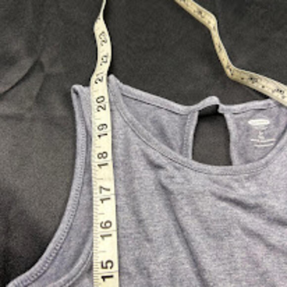Old Navy Girls Blue Grey Tank Sleeve Shirt Size S 6/7Y NWT Casual Top - Picture 3 of 5
